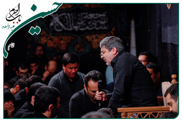 روضه و توسل به باب الحواج حضرت مسلم ابن عقیل سلام الله علیها اجرا شده شبِ اول محرم  به نفس حاج محمد رضا طاهری