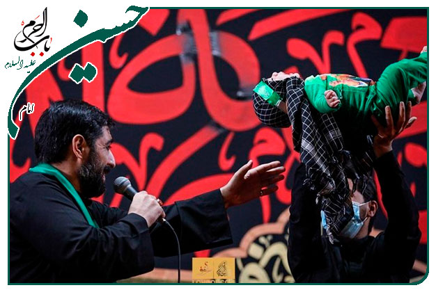 قسمت پایانی روضه و توسل به حضرت علی اصغر علیه السلام شب هفتم محرم۱۴۰۰ به نفس سید مجید بنی فاطمه