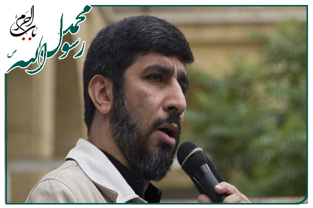 مدح خوانی مبعث حضرتِ محمد صلوات الله علیه به نفس حاج مهدي سلحشور